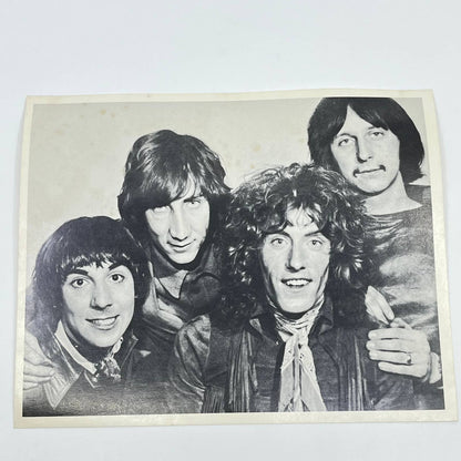 Vintage The Who Rock Band Head Shot Portrait Black & White 8x10 AB4-11