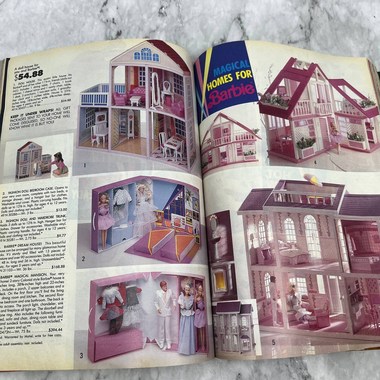 Vintage Sears Wish Book 1990 Christmas Toy Catalog Barbie, Star Wars, Lego S4