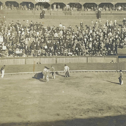 1903 Original Photo Bullfighting Bullfight At Plaza de Toros Mexico City AC7-2