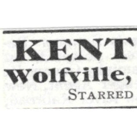 Kent Lodge Wolfville Nova Scotia - 1903 Original Ad AK5-S34