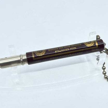 1941 Bullet Pencil Keychain The Minnesota Line State Prison Ind. Stillwater SD7