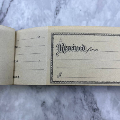 Early 1900s Victorian Check Receipt Book EA4