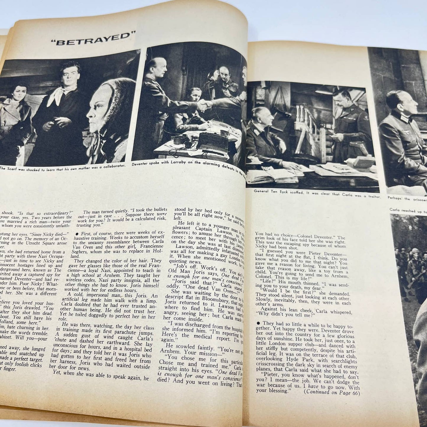 Screen Stories Magazine August 1954 BETRAYED Lana Turner Cover Clark Gable TC6