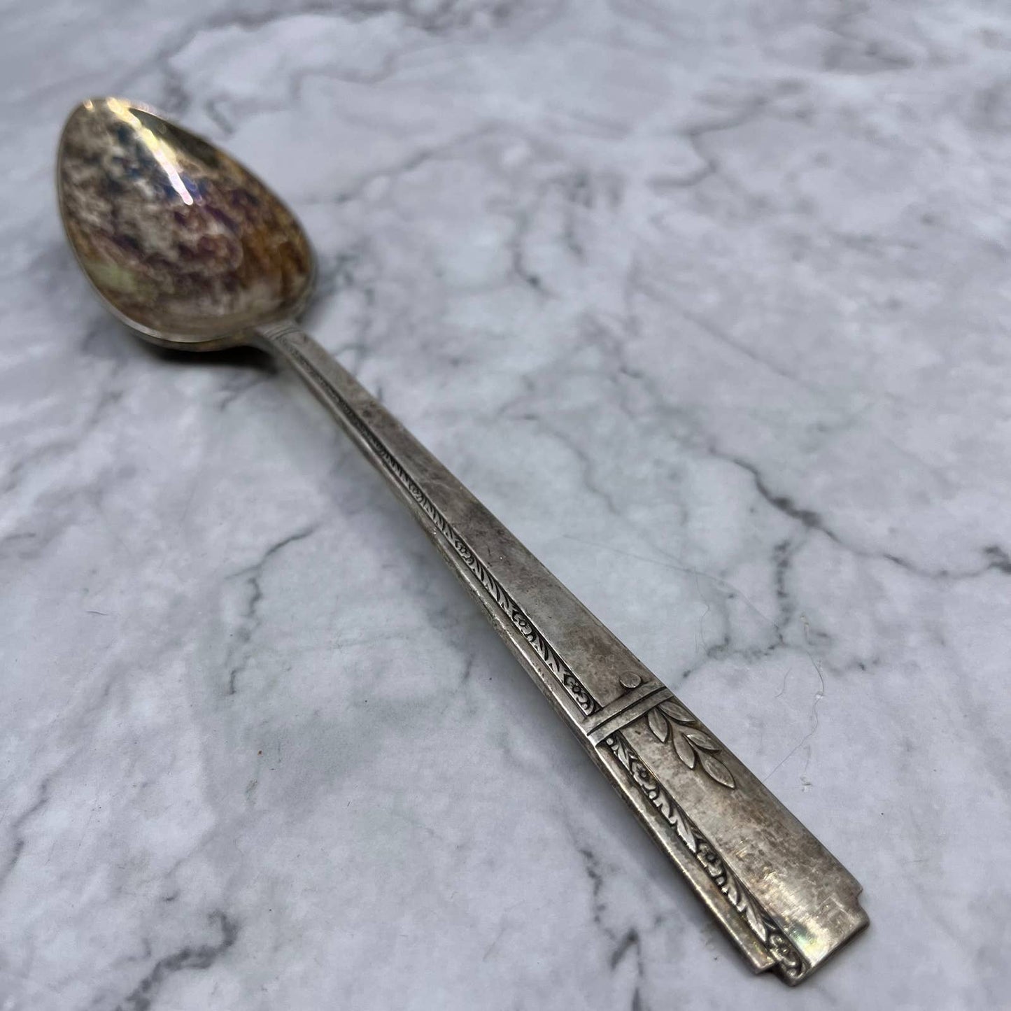 Grenoble Prestige Plate Oneida Silverplate Table Spoon 8" SE7