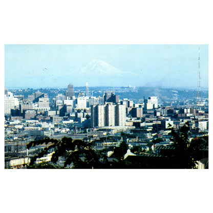 Vintage Postcard - Seattle Business District View from Queen Anne Hill TJ7-1