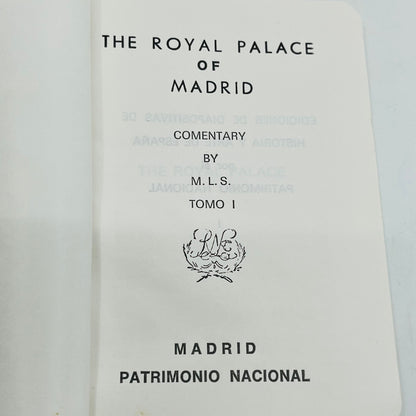 1967 The Royal Palace of Madrid Commentary MLS Tomorrow II Spain Booklet P9-13