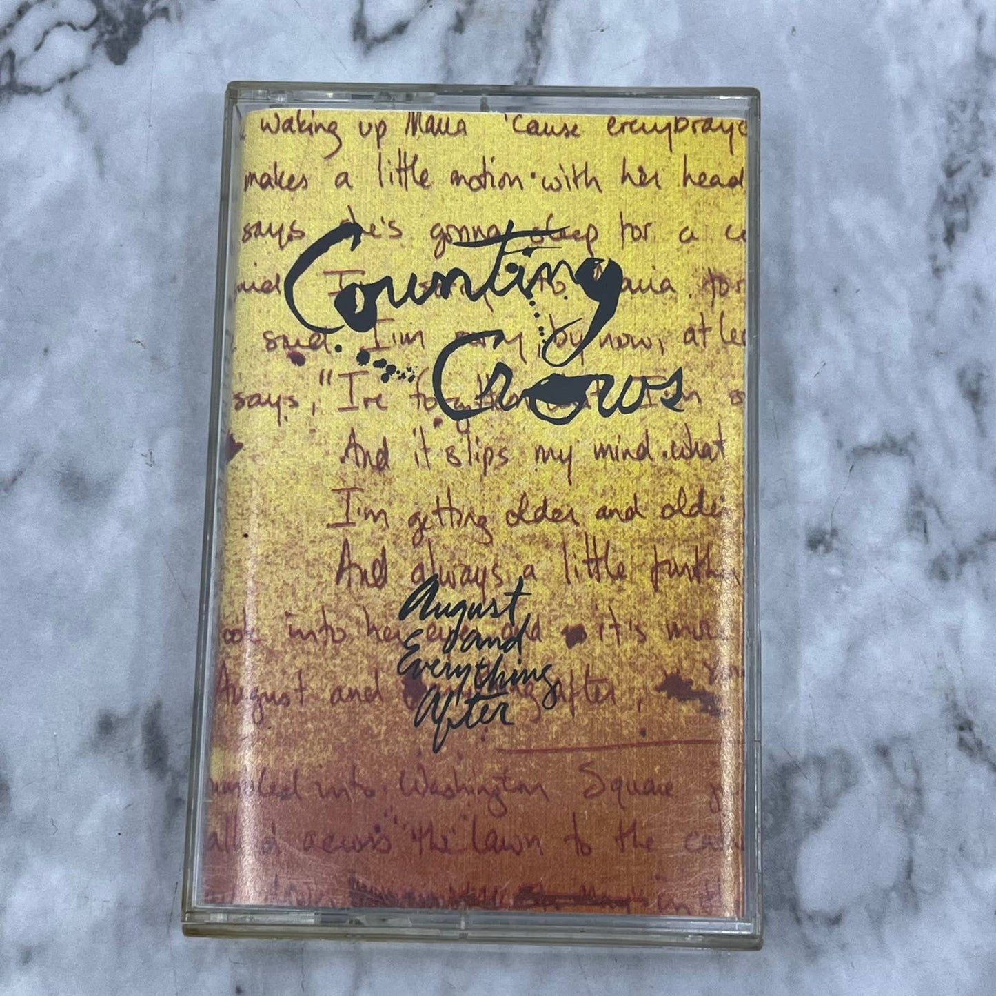 August and Everything After by Counting Crows Cassette Tape TJ5-73