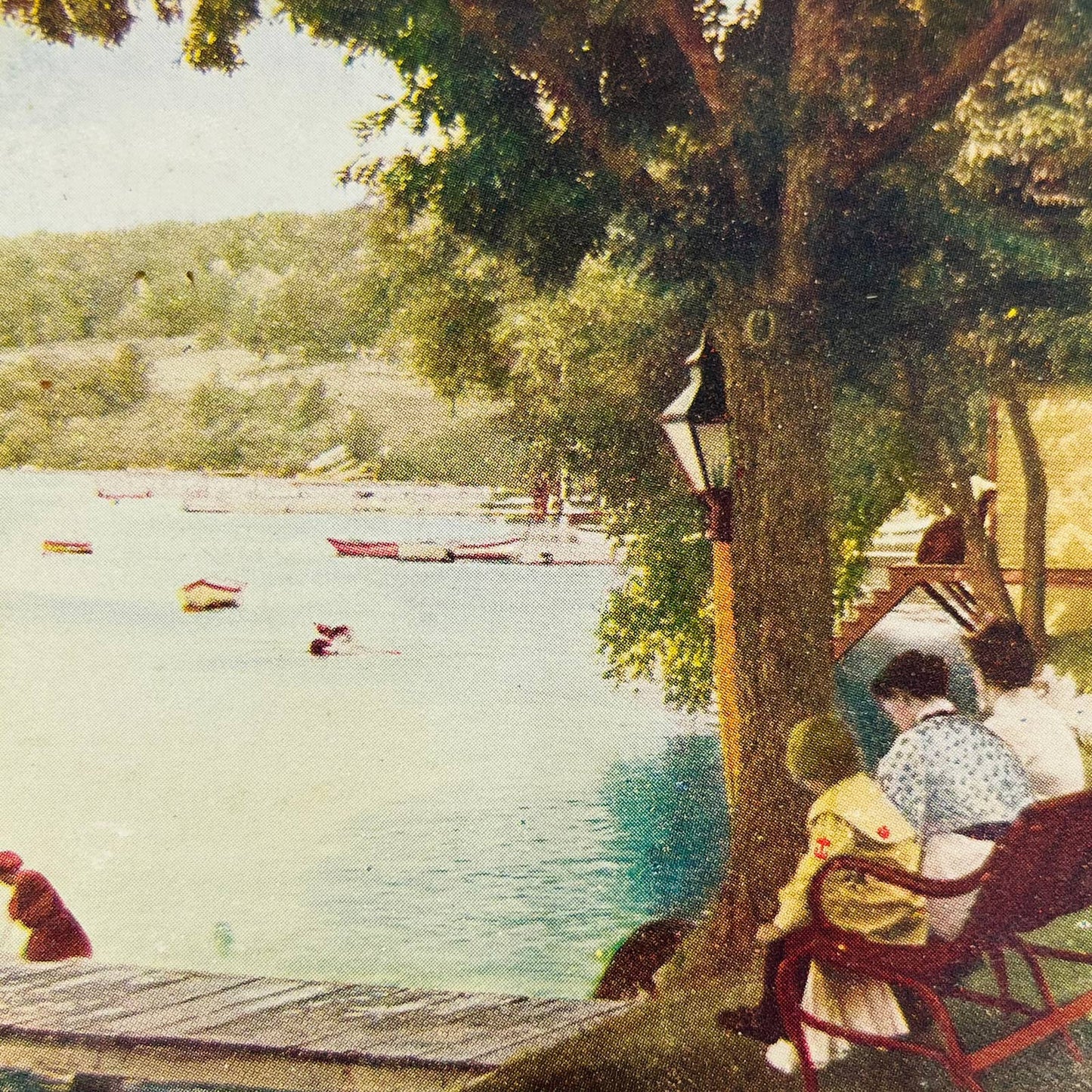 1908 Postcard Lake Scene ANNANDALE MN PA8