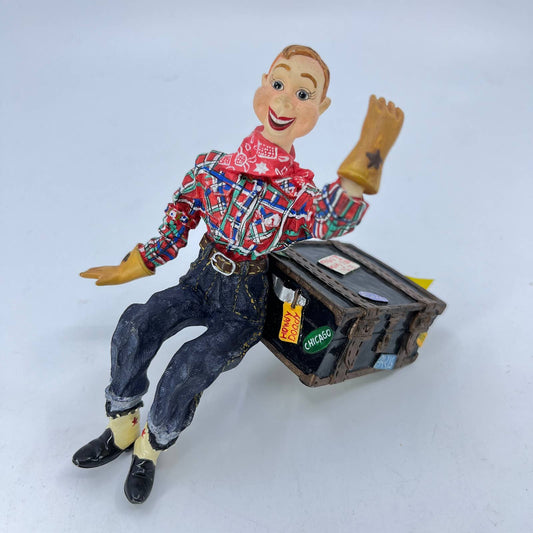 1998 Howdy Doody Shelf Sitter Music Box 5” TE7