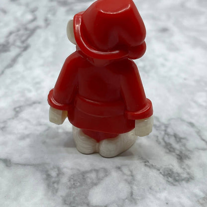 2014 Hot Wheels Advent Calendar Santa's Red & White Elf PVC Figure 2 3/8" SA2