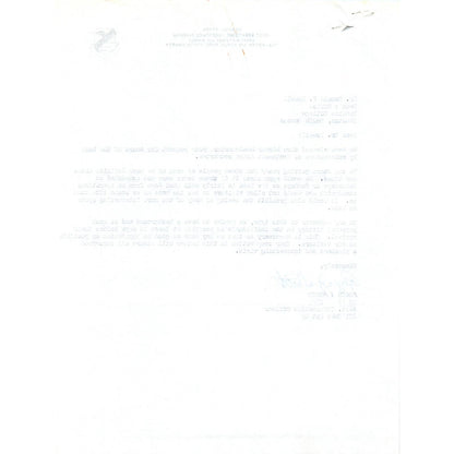 821st Strategic Aerospace Division Letterhead Memo Lt Roger J Scott 1960s TK1-P8