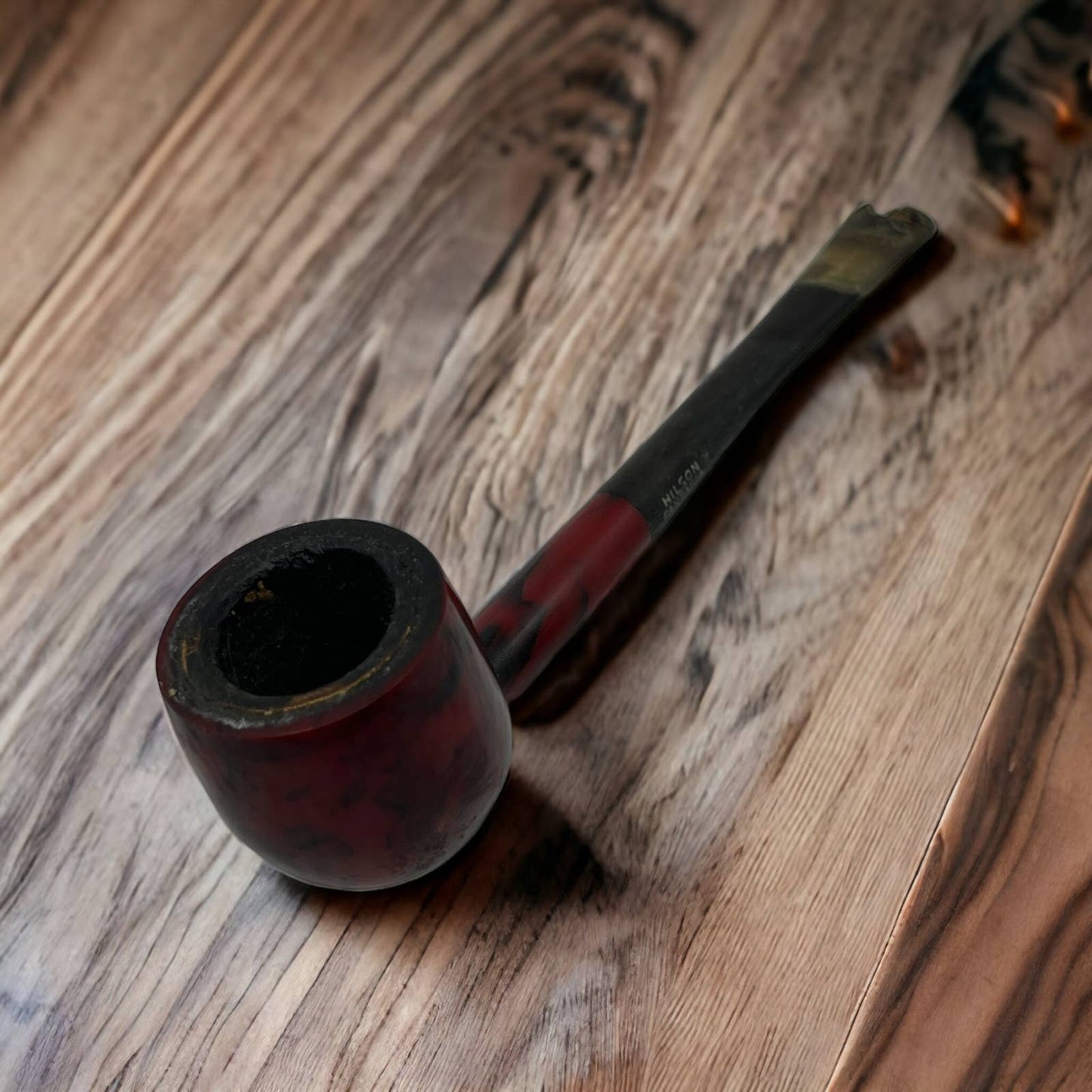 Vintage Hilson Fantasia Belgium Tobacco Smoking Estate Pipe TJ9-2