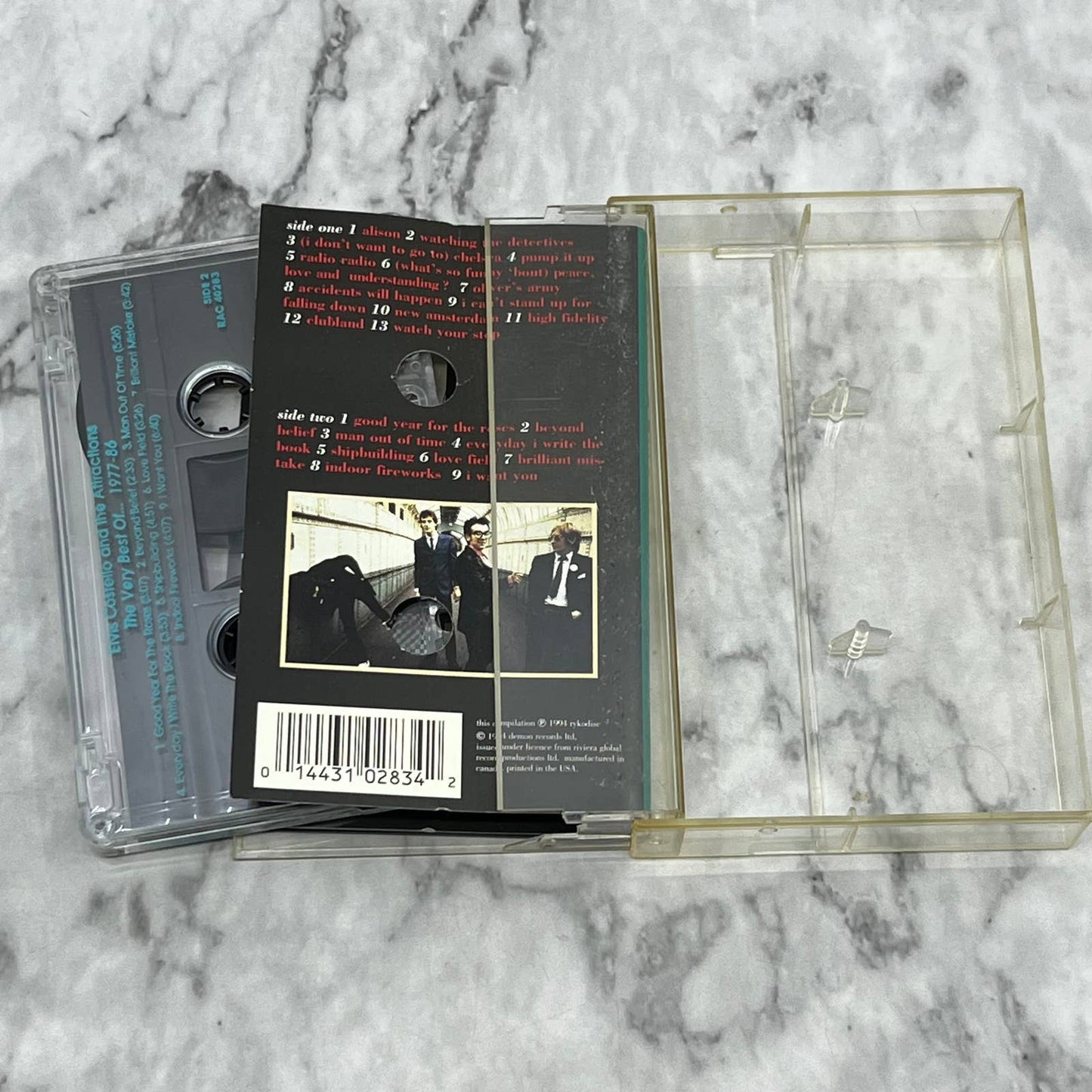 The Very Best Of Elvic Costello & The Attractions Cassette Tape TD9-55
