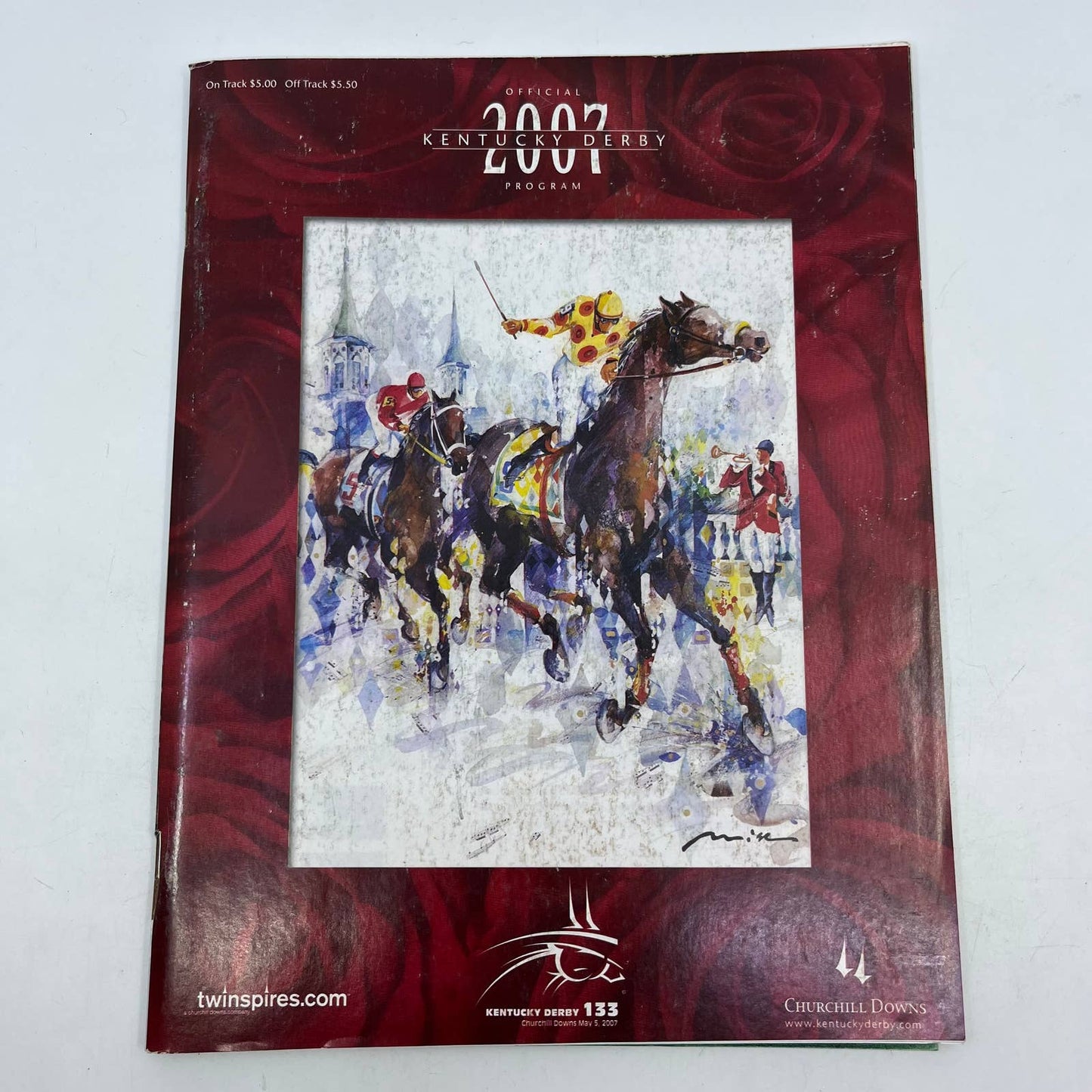 Kentucky Derby Official Program 133rd Saturday May 5, 2007 Churchill Downs TH7