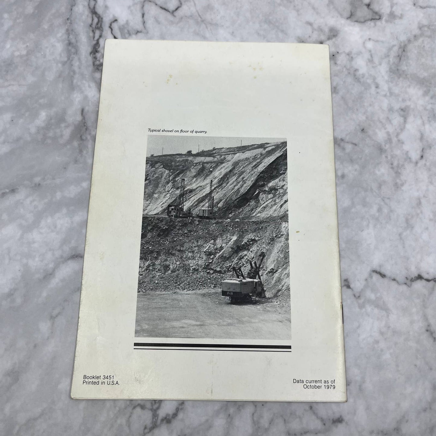 1979 H.E. Millard Quarry Employee Open House Promo Booklet TI6