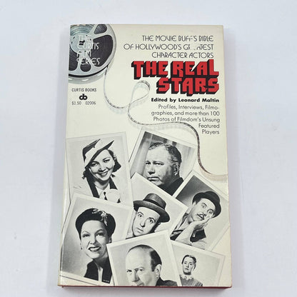 Vintage Hollywood History Paperback - The Real Stars by Leonard Martin TF5