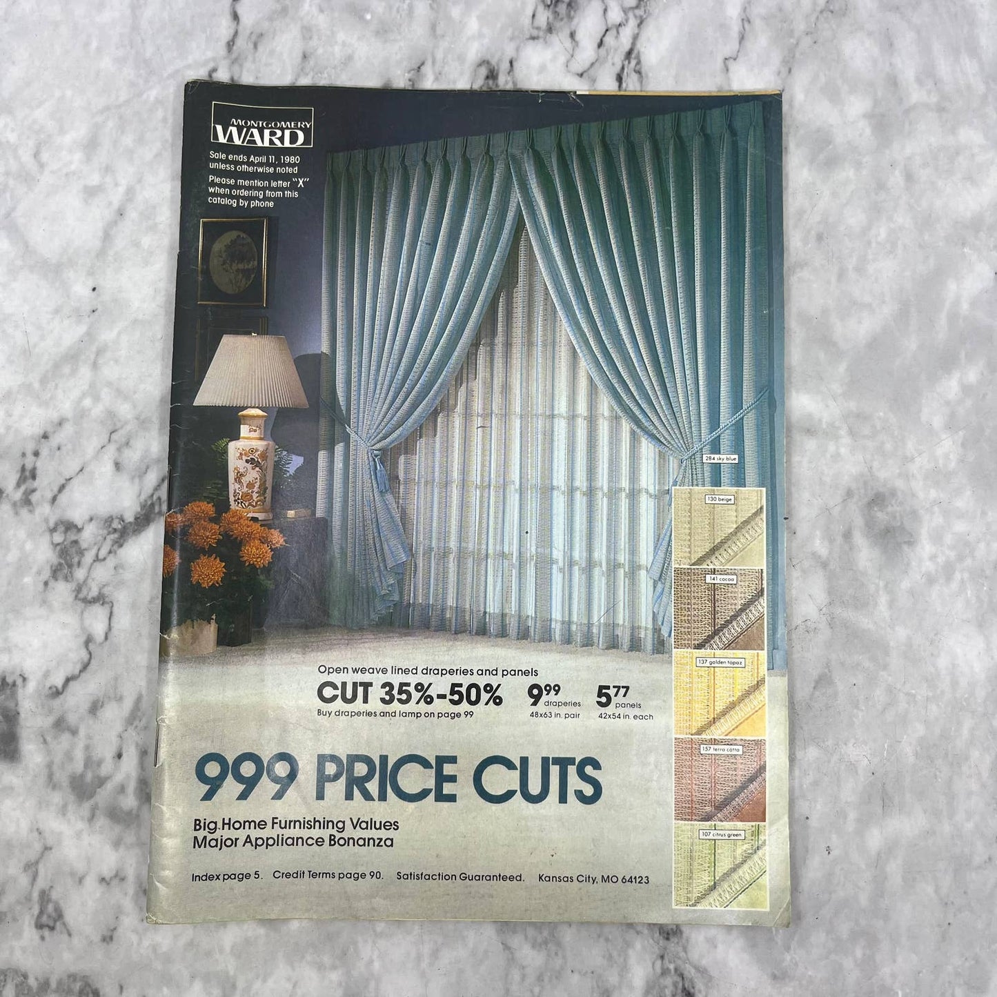 Montgomery Ward 1980 999 Price Cuts Home Furnishings Catalog Sale Original S2