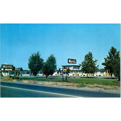 Antique Postcard Williams Motel Toppenish Washington TD9