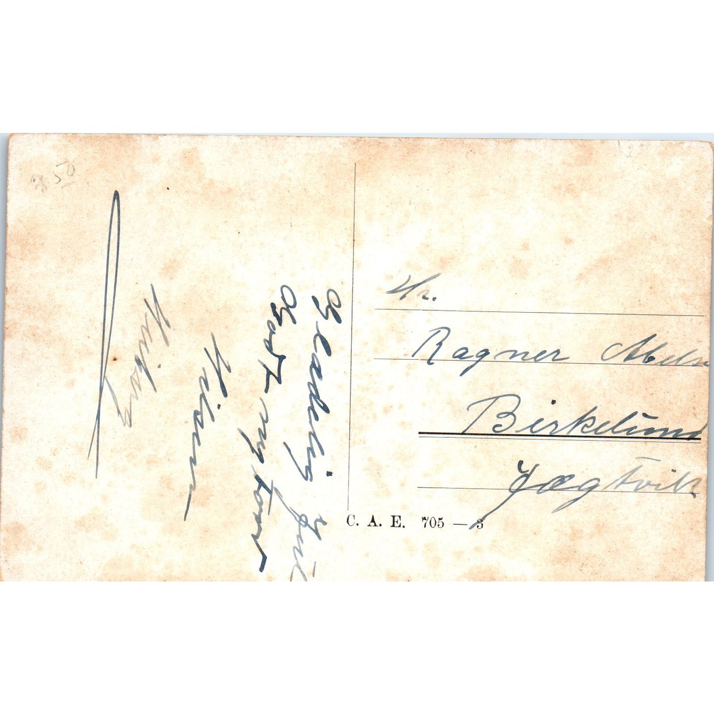 Boys Skiing in Norway c1910s Original Postcard P2-9