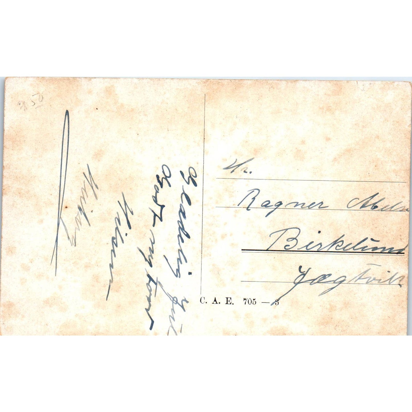 Boys Skiing in Norway c1910s Original Postcard TK1-23