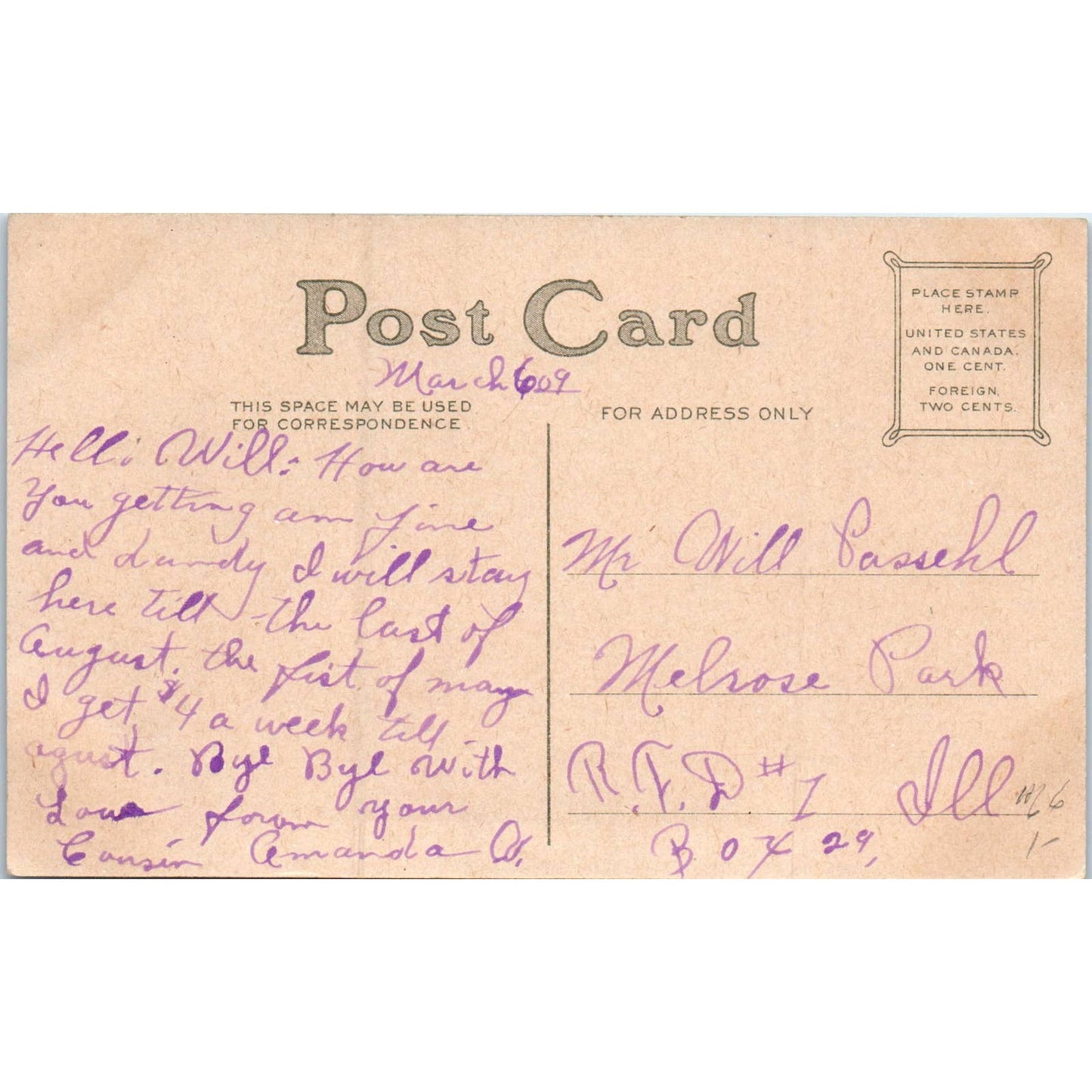 A Trip in Farmland Illustration 1909 Postcard TK1-P15
