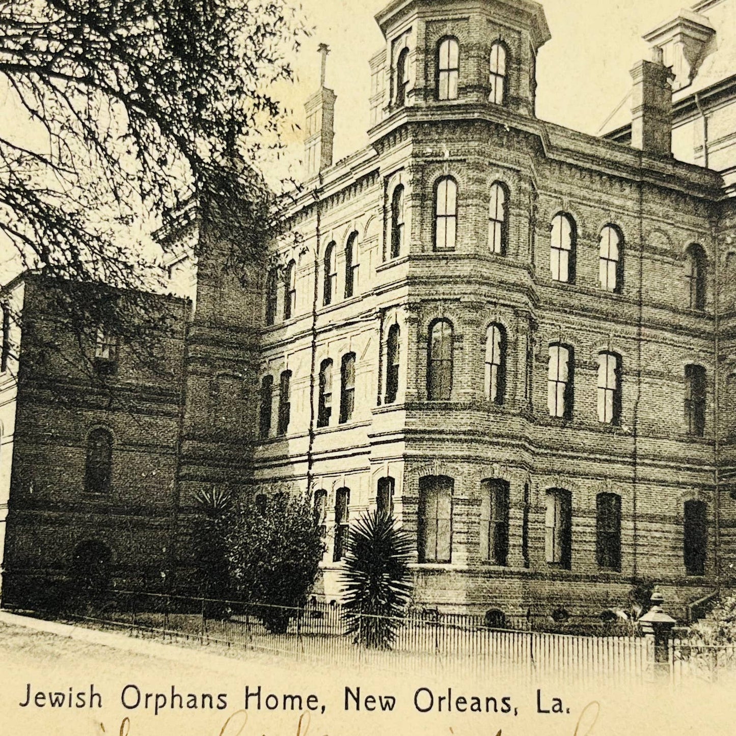 1910s Post Card Jewish Orphan’s Home New Orleans LA PA8