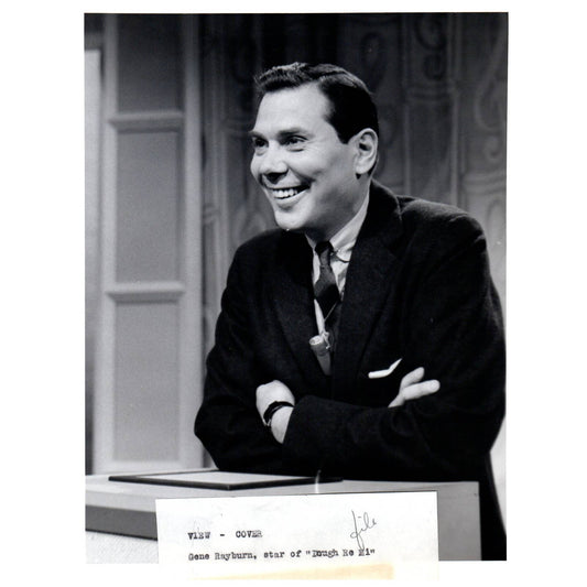 c1960 Press Photo Gene Rayburn Star of "Dough Re Mi" TJ7-1