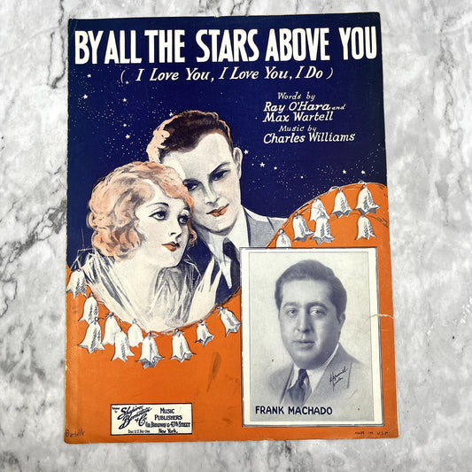 By All The Stars Above You I Love You Ray O'Hara 1930 Sheet Music V37-5