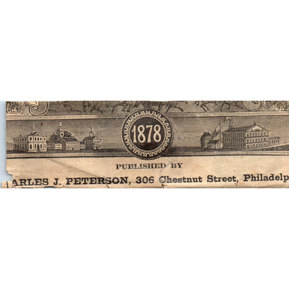 1878 Peterson's Magazine Ad - Berlin and Yedd Chromo Co Fulton St. New York SF2