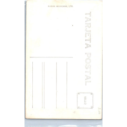 Fachada Tercera Orden Cuernavaca Mexico - Original RPPC Postcard TJ7-MP