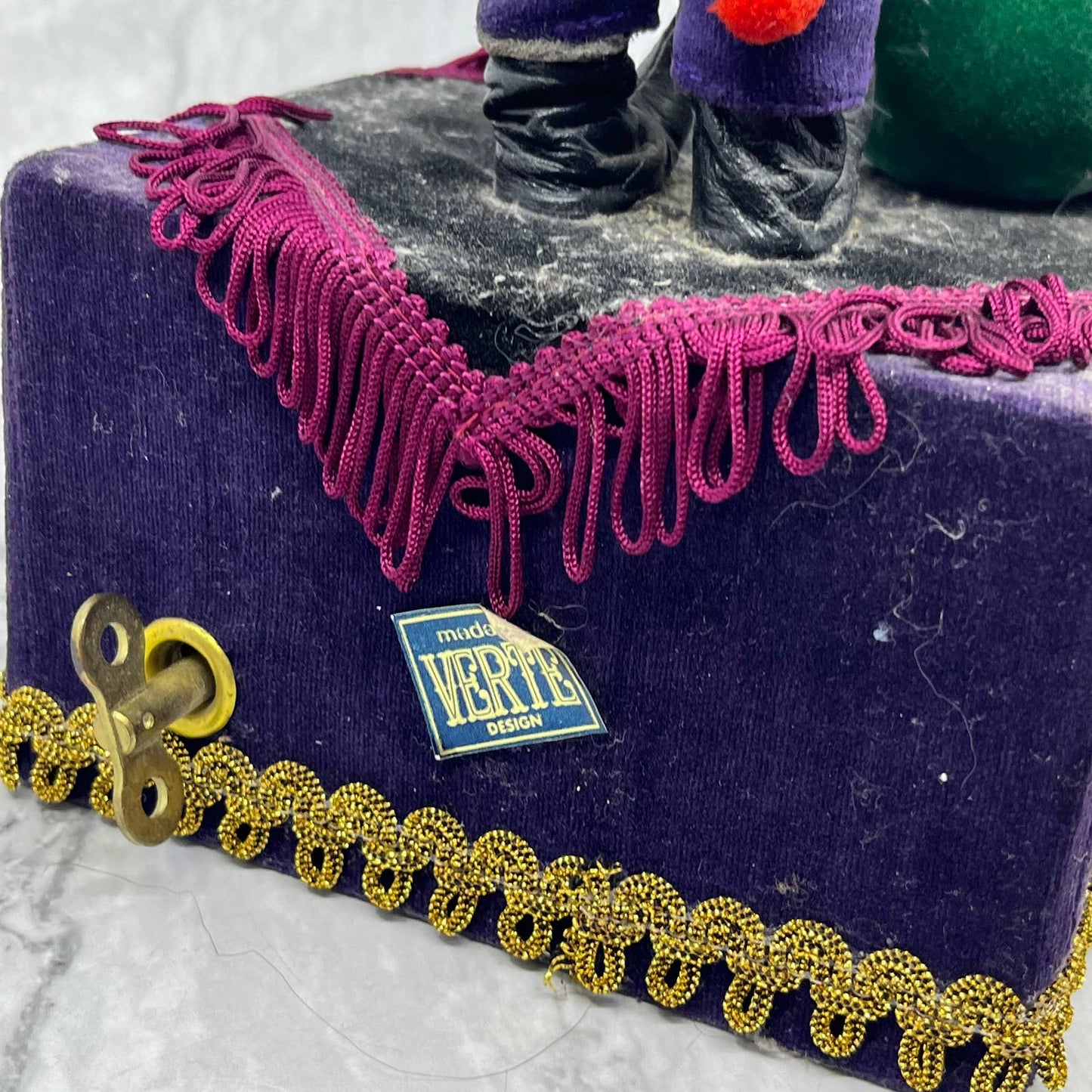 Madame Verte Clown Doll Le Petit Pierrot  Music Box Harlequin Pierrot 16”