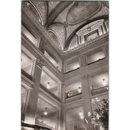 Marshall Field & Co Chicago South Rotunda View Original Postcard TK1-25