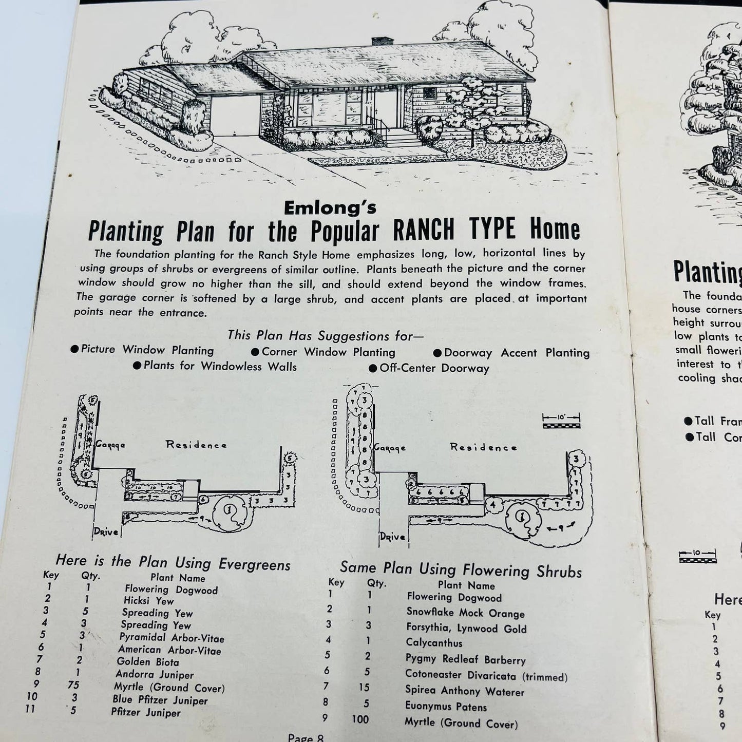 1950s Emlong Nurseries Stevensville MI Guide to Better Gardening Booklet BA4