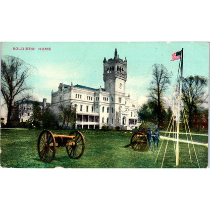 The Soldiers' Home Washington D.C. Original Postcard TK1-22