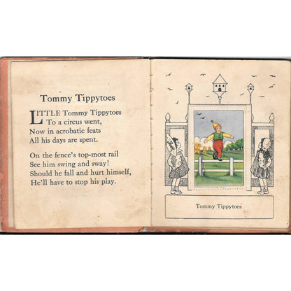 1915 Stampkraft Kiddie Kapers Done in Poster Stamps Children’s Story Book TJ7