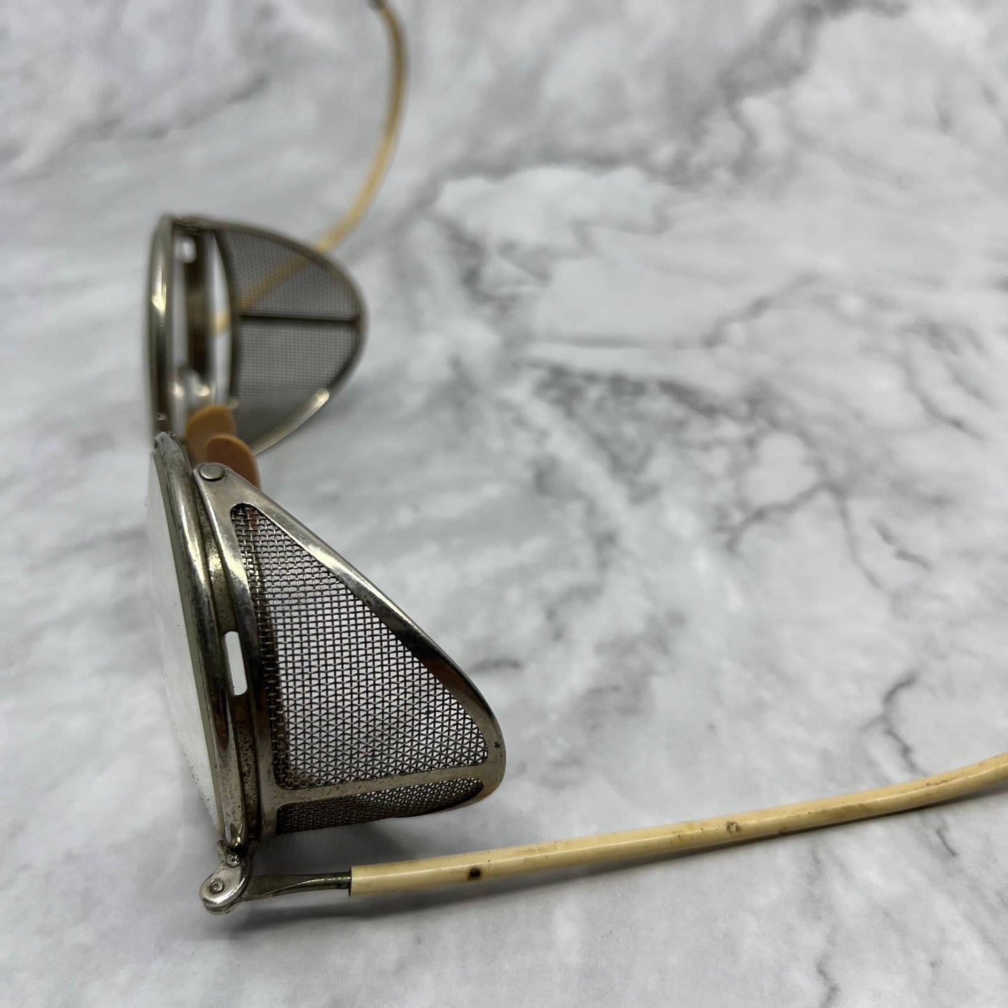 Antique Safety Goggles Steampunk Welders AO American Optical w/ Case TD1
