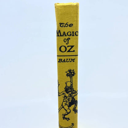 The Magic of Oz - L. Frank Baum - 1919 Yellow Hardcover TF6