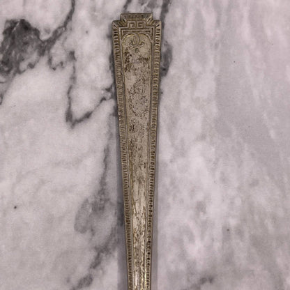 Vintage E.P.N.S. Celtic Plate Soup Spoon 6.5" SA2