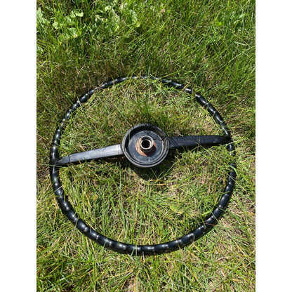 1952 1953 Ford Black Chrome Steering Wheel Custom Customline Crestline