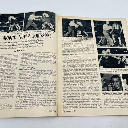 1957 Nov - The Ring Boxing Magazine Patterson vs. Rademacher TA5