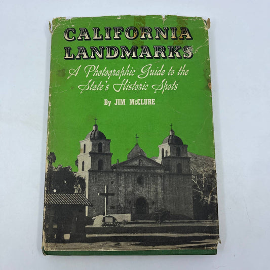 1948 CALIFORNIA LANDMARKS - A Photographic Guide Texts, Maps & Photographs TG5