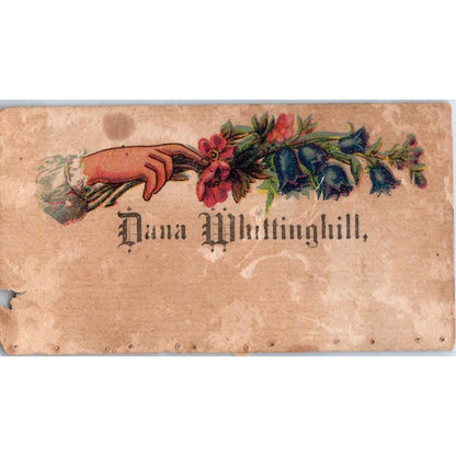 1880s Victorian Calling Card - Dana Whittinghill SF2