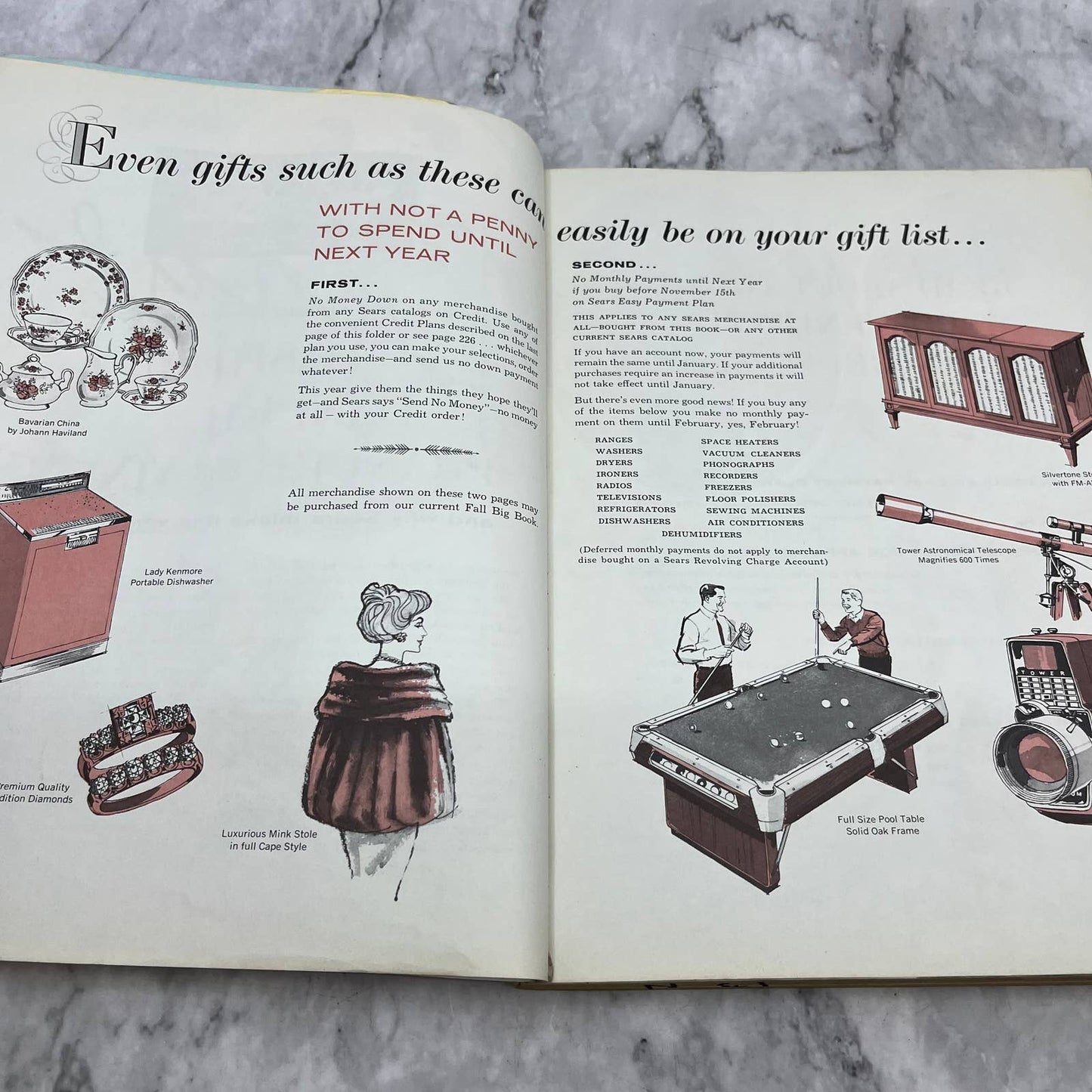 1961 Sears Christmas Wish Book Catalog - Great Vintage Toys & Gifts S3