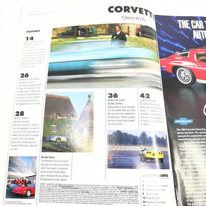 1991 Spring - Corvette Quarterly Magazine UNIVERSITY OF CORVETTE GRAD SCHOOL TG1
