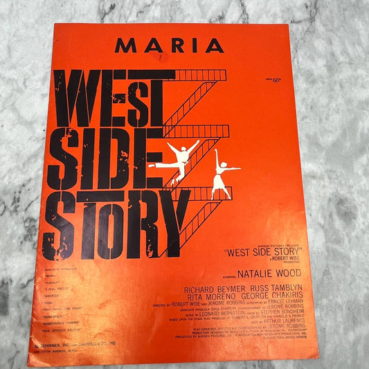 West Side Story Maria Natalie Wood 1957 Sheet Music TK2-SM4