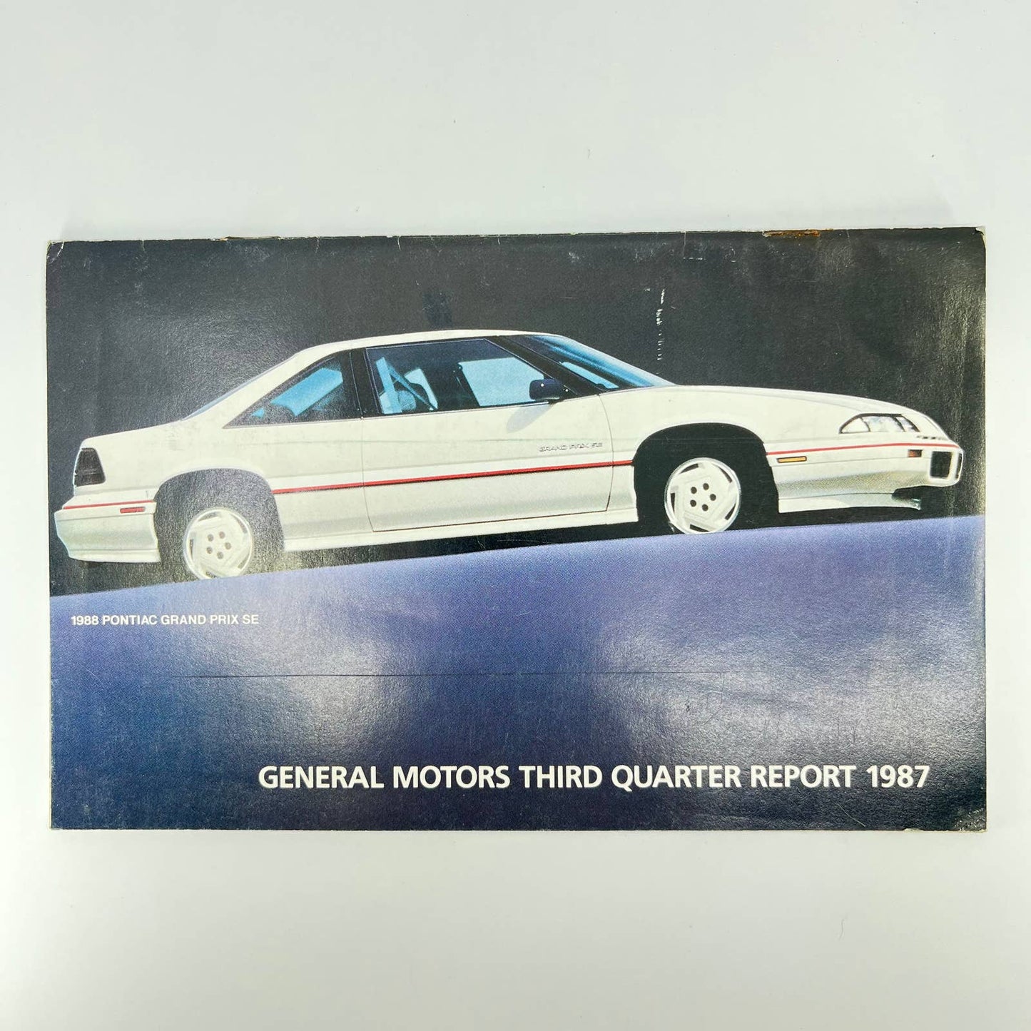 1987 GM General Motors Third Quarter Report Booklet Brochure TD8