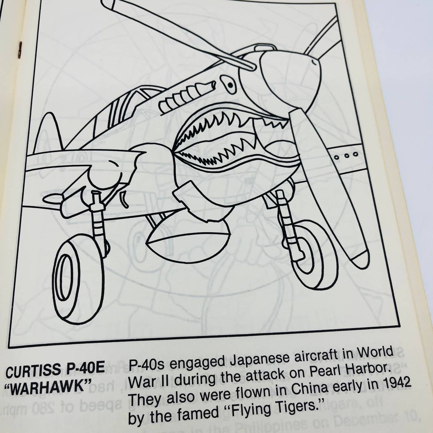 1980 United States Air Force Museum Coloring Book UNUSED TD3