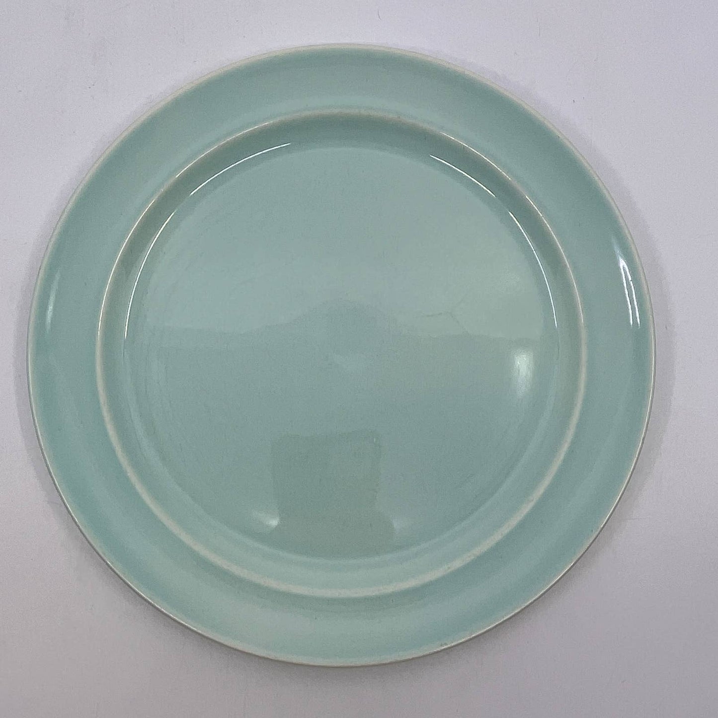 Vintage Lu-Ray Pastels Teal Green 9 1/4" Dinner Plate T.S.&T. TI3