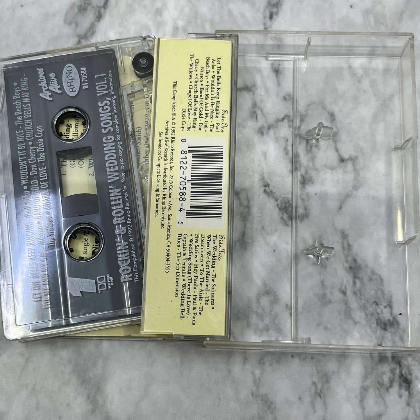 Rockin & Rollin Wedding Songs Volume 1 Compilation Cassette Tape TJ6-81