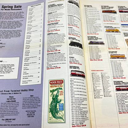 1997 Terminal Hobby Shop Spring Sale for Model Railroaders Catalog TC6